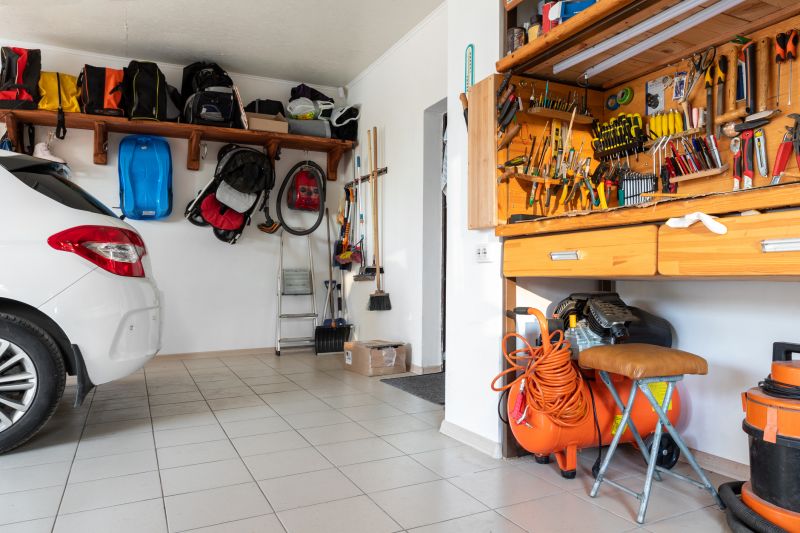 Garage Wallboard with Storage